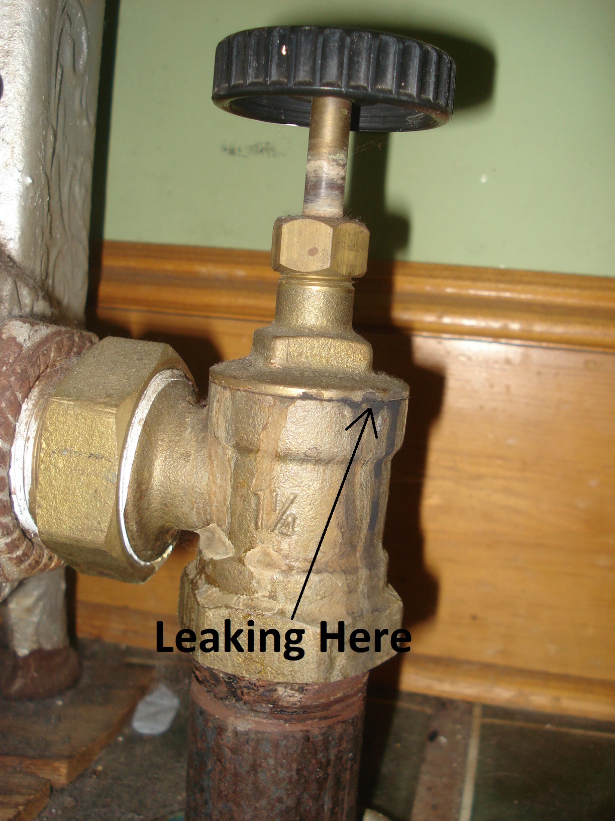 Steam Supply Valve Leaking Question — Heating Help The Wall
